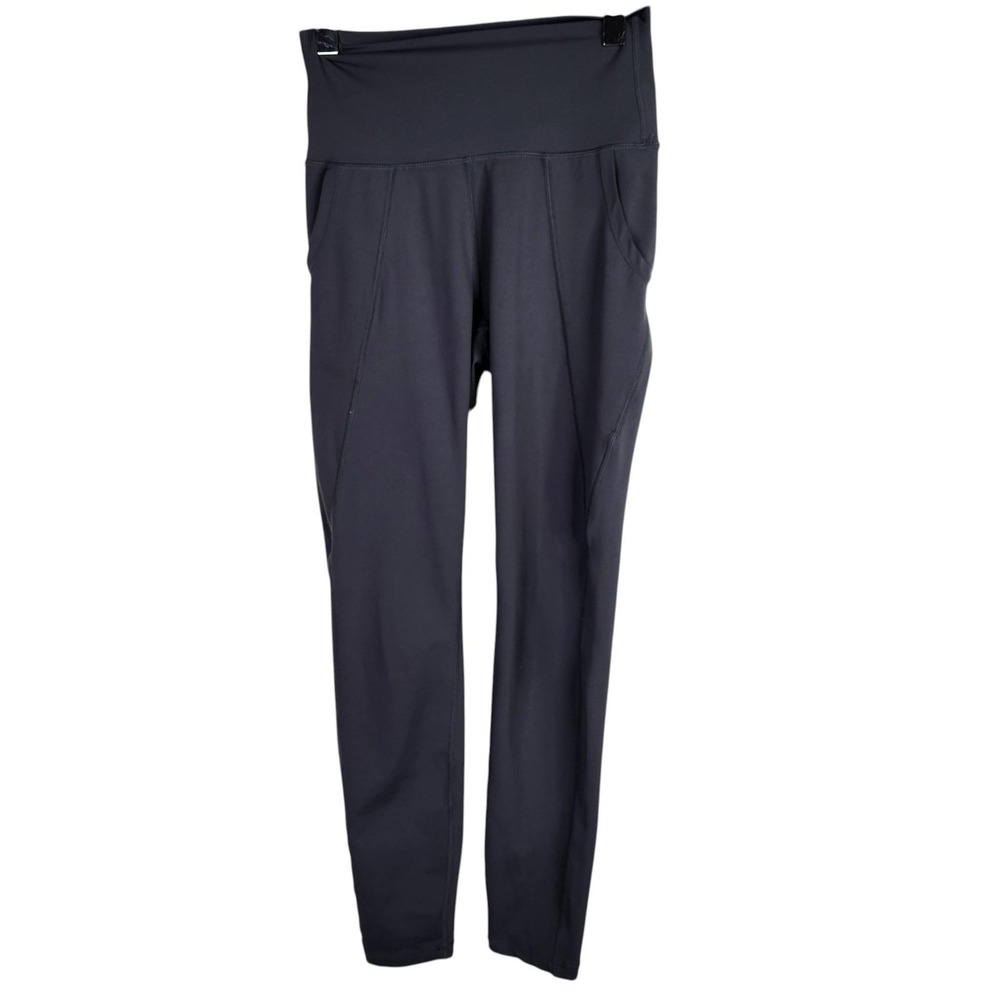 ALLFENIX Leggings Womens XS Gray High Rise Pocket Ankle Stretch‎ Pants Gym
